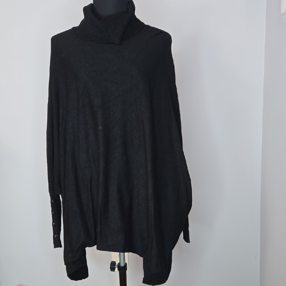 Alfani Black Women's Poncho Sweater